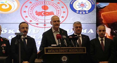 Bakan Soylu: 4 ilde eş zamanlı uyuşturucu operasyonunda 241 kişi gözaltına alındı