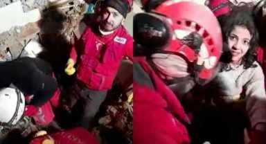 Enkaz altında 46 saat sonra işte böyle kurtarıldı
