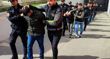 Kökünü Kurutma operasyonunda 77 'torbacı' adliyeye sevk edildi
