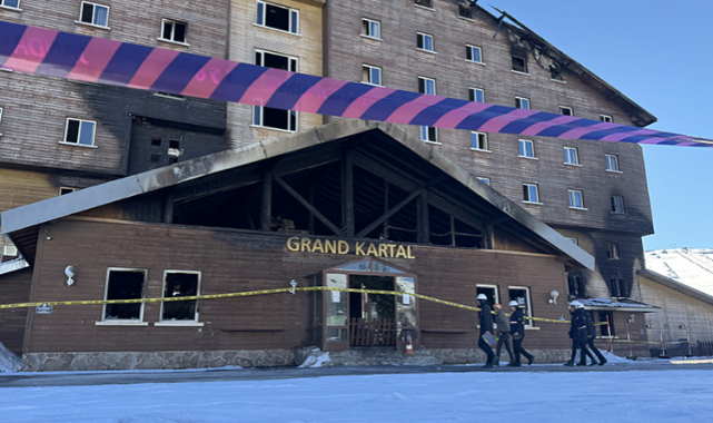 Çevre, Şehircilik ve İklim Değişikliği Bakanlığı ekibi, Grand Kartal Otel'de inceleme yaptı