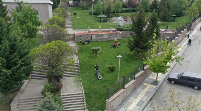 Altındağ'da parklar vatandaşlardan tam not aldı