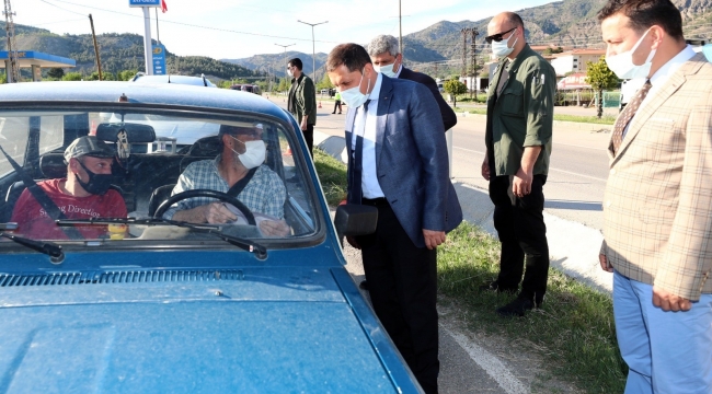 Amasya'da 'tam kapanma' denetimi