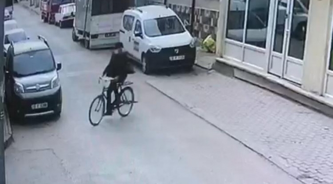 Apartmandan bisiklet çaldı