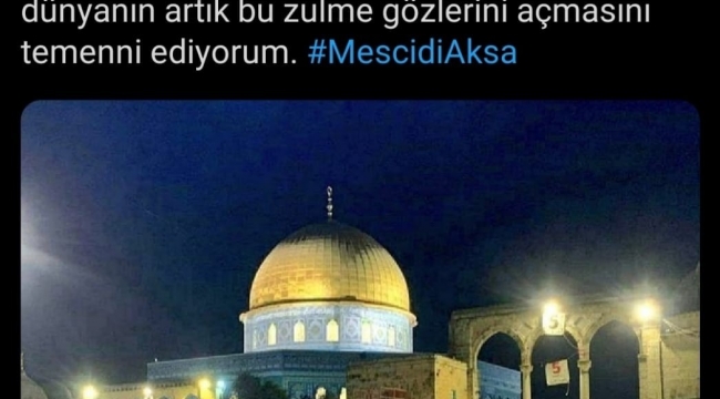 Bakan Kasapoğlu, Mescid'i Aksa'da Filistinlilere yapılan saldırıyı kınadı