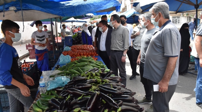 Başkan Beyoğlu, pazar yerlerini denetledi