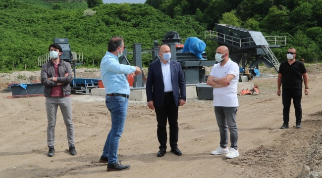 Başkan Tavlı: "Konkasör tesisi kırsaldaki yol sorununa neşter vuracak"