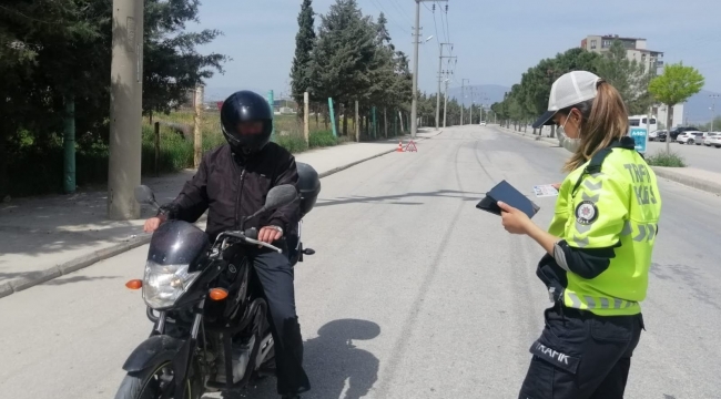 Burdur'da 26 motor sürücüsüne ceza