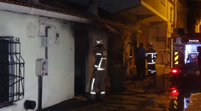 Bursa'da müstakil evde yangın
