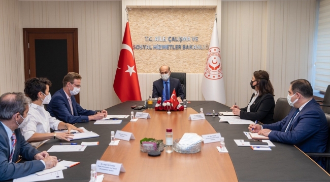 Çalışma ve Sosyal Güvenlik Bakanı Bilgin, Büyükelçi Meyer-Landrut ile görüştü