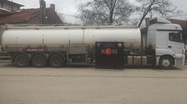 Çankırı'da 28 bin litre kaçak akaryakıta el konuldu