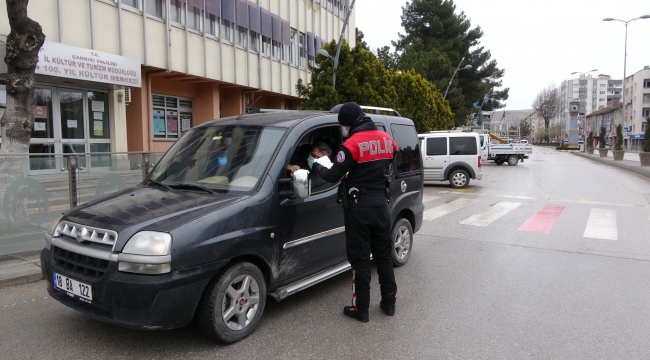 Çankırı'da sıkı 'tam kapanma' denetimi