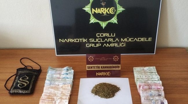 Çorlu'da uyuşturucu operasyonu