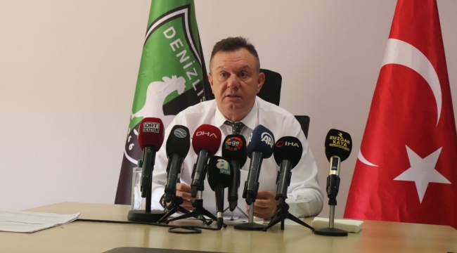 Denizlispor Kulübü Başkanı Ali Çetin: "Yaklaşık 72 Milyon TL borç ile göreve başladık. Süper Lig'e de 43 Milyon 378 bin TL borçla başladık."