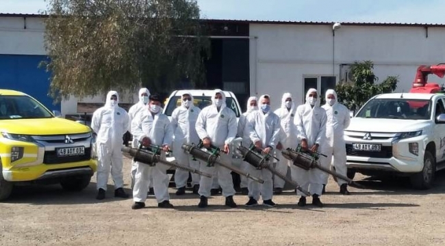Didim Belediyesi ilaçlama faaliyetlerine devam ediyor