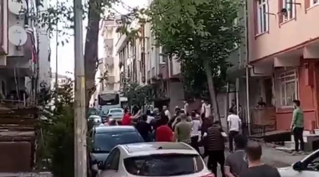 Engelli komşusuna "karıma mı bakıyorsun" diye sordu kavga çıktı: O anlar kamerada