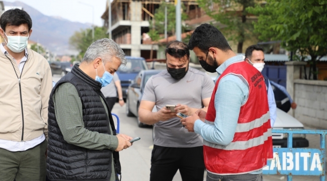 Erzincan'da pazaryerlerine HES kodu sorgulaması yapılarak giriş yapıldı