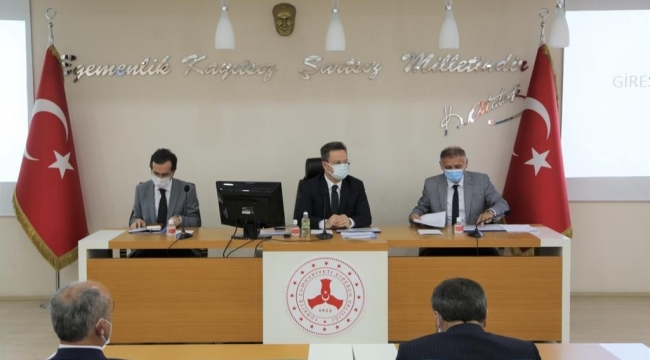 Giresun'da pandemi çalışmaları değerlendirildi