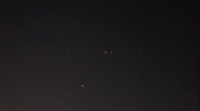 Gökyüzündeki sıralı yıldızlar Tekirdağ'da yine görüldü