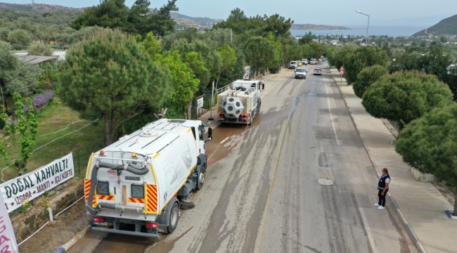 Günde 250-300 kilometre yol süpürülüyor