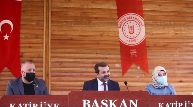 Gürsu Belediyesi'nden doğada meclis toplantısı