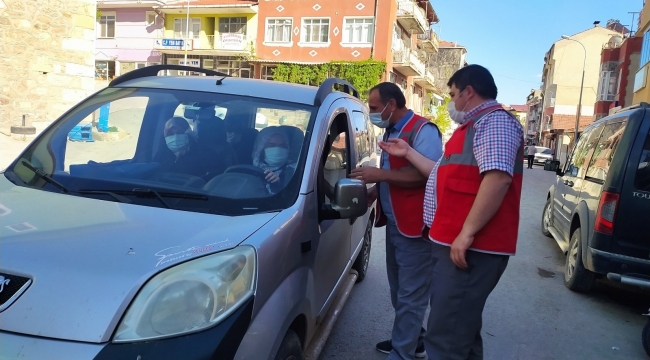Hisarcık'ta kamu personeli denetim için sahada