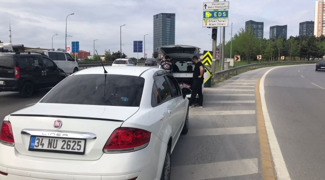 İstanbul'da trafikte tehlike saçan 10 sürücüye 17 bin 508 TL ceza