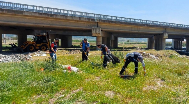 Kahramanmaraş'ta Aksu Nehri temizlendi