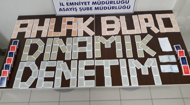 Kahvehaneye kumar baskınında 15 kişiye 31 bin 500 lira ceza