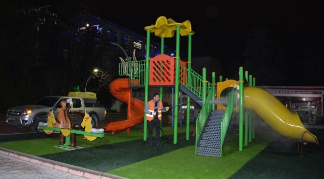 Keçiören'deki parklarda bayram sonrasına hazırlık