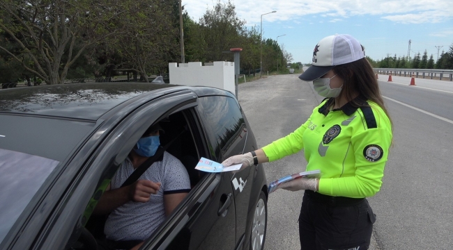 Kırklareli'nde Trafik Haftasında sürücülere kurallar hatırlatıldı