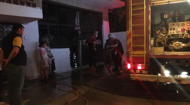 Komşunun dikkati yangının büyümesini önledi