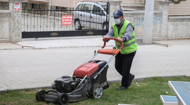 Kütahya Belediyesinden bakım, temizlik ve yenileme çalışması