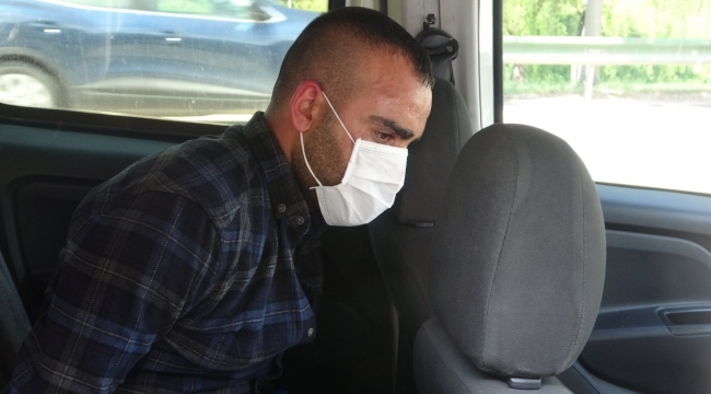 Lüks otomobili ile polisten kaçtı, silah ve sahte izin belgesiyle yakalandı