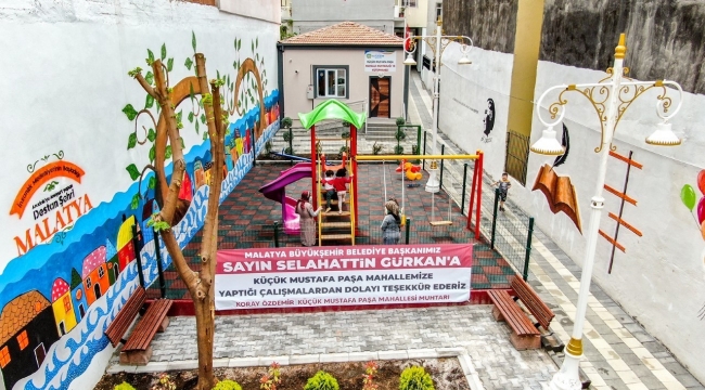 Malatya'da atıl alan sosyal tesise dönüştürüldü