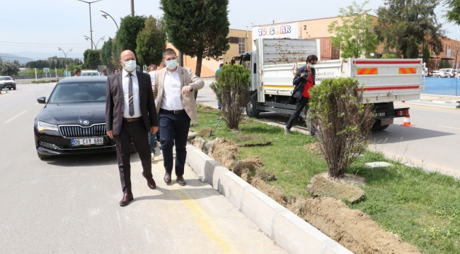 Muhsin Yazıcıoğlu Bulvarında çalışmalar devam ediyor