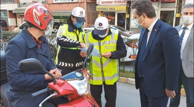 Polis engelli gencin hayalini gerçekleştirdi