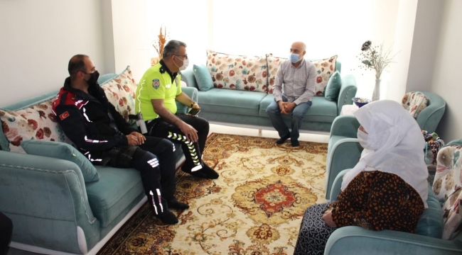 Polis ve jandarmadan anlamlı ziyaret
