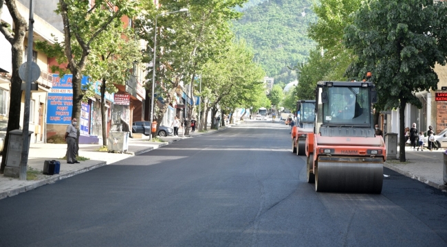 Profesör Tezok Caddesi artık pırıl pırıl