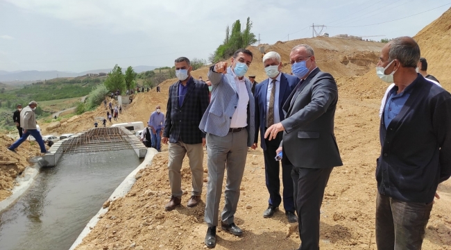 Şahnahanlıların sulama kanalı problemi çözüldü