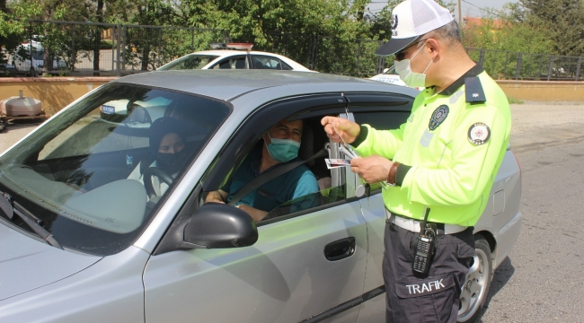 Salihli'de trafik haftası denetimleri