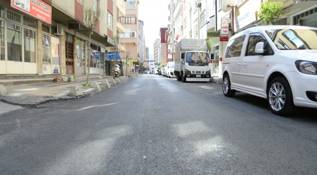 Sarıgöl Caddesi'nde yol düzenleme çalışmaları tamamlandı