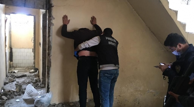 Siirt emniyetinden 300 personelle uyuşturucu operasyonu