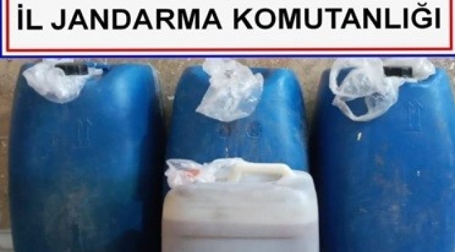 Şüpheli araçtan 200 litre kaçak şarap çıktı