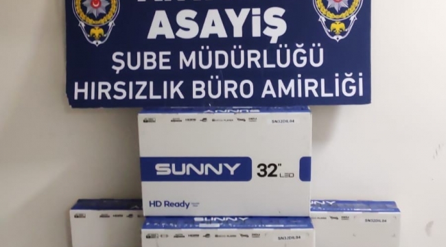 Televizyon hırsızları tutuklandı
