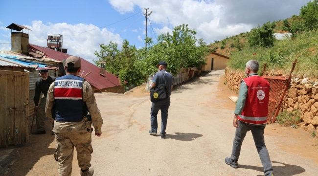 Tunceli'de destek ödemeleri evlerde yapılıyor