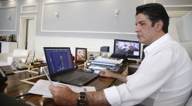 Turgay Genç, Kılıçdaroğlu ile video konferans toplantısına katıldı