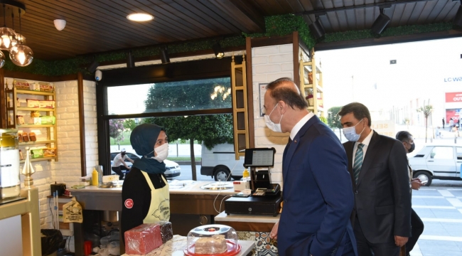 Vali Erin kısıtlamaları denetledi