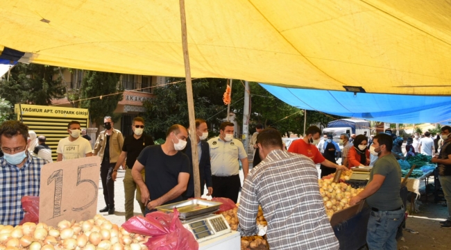 Vali Erin, pazar yerlerini ziyaret etti
