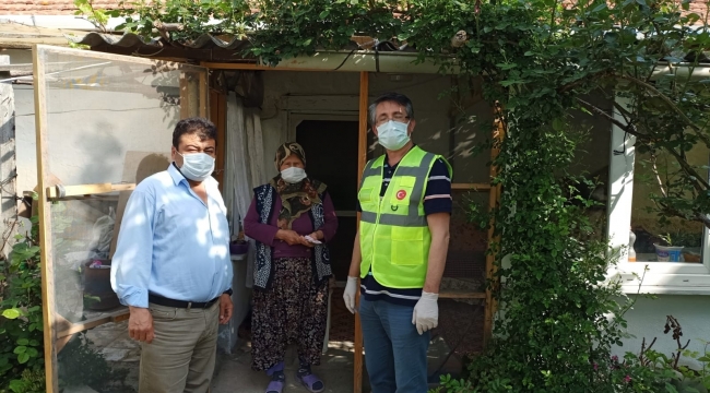 Yaşlı ve engelli vatandaşların maaşları evlerinde ödeniyor