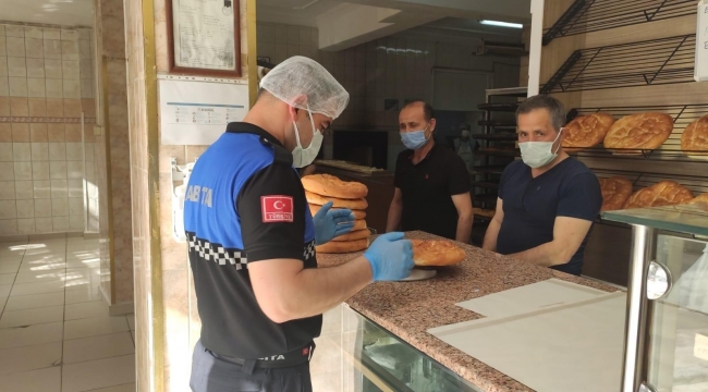 Zabıta Müdürlüğü'nden fırınlarda pide ve hijyen denetimi